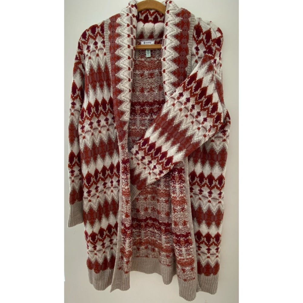 Cozy Long Patterned Sweater